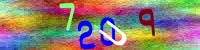 Blue Captcha Image